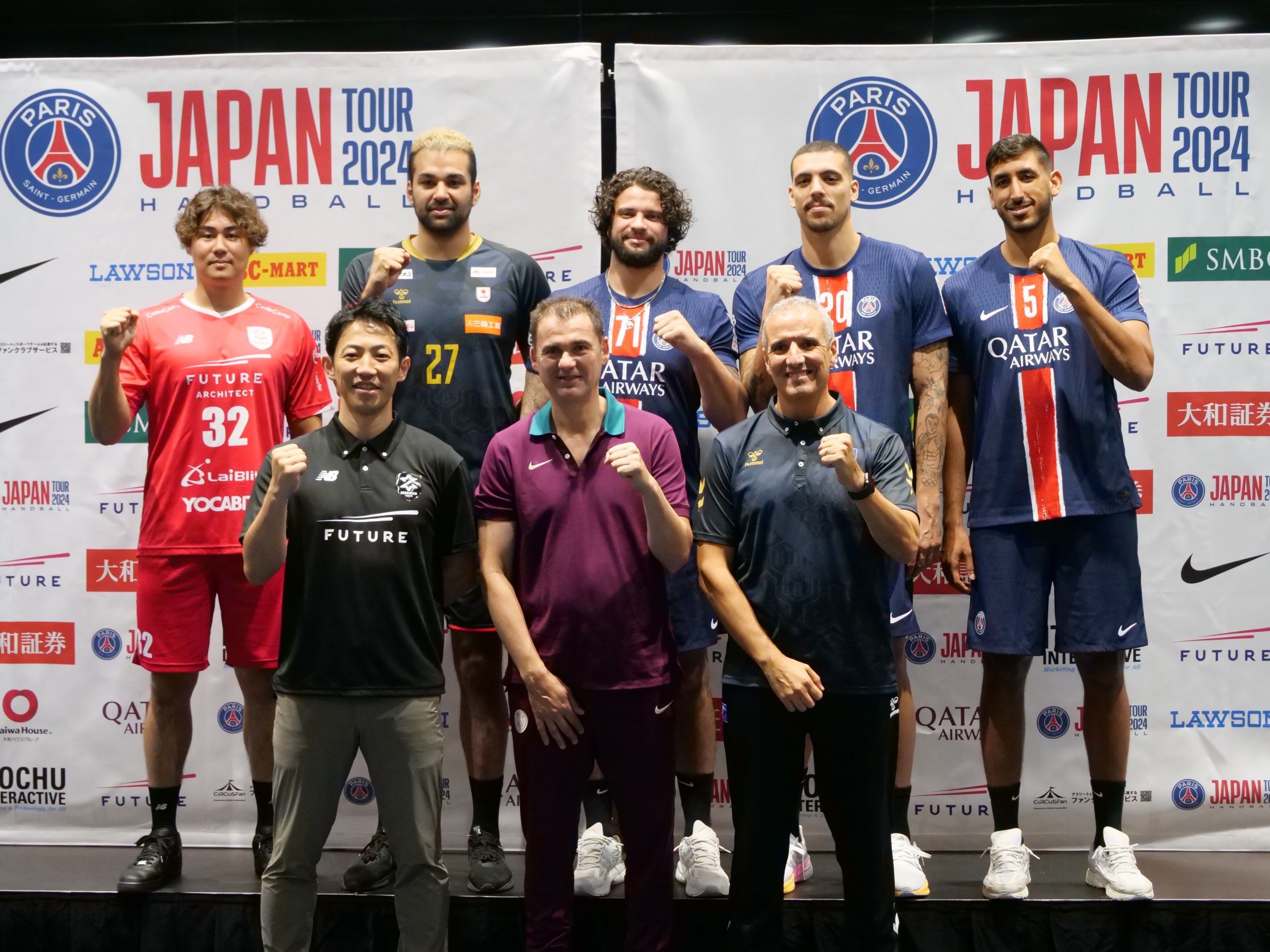 パリ・サン＝ジェルマンハンドボールツアー2024 来日記者会見での佐藤