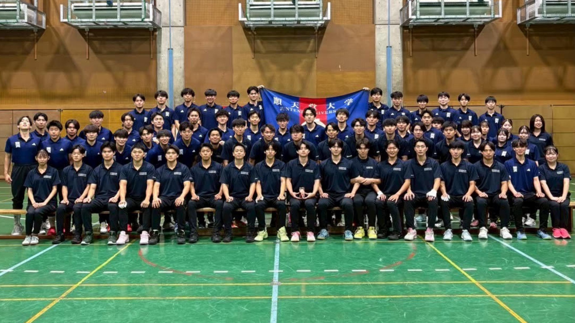 関東学生ハンドボール一部 順天堂大学、明治大学によるエキシビション 